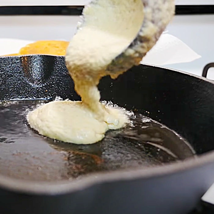 Granny's Hot Water Cornbread Hoe Cakes Recipe