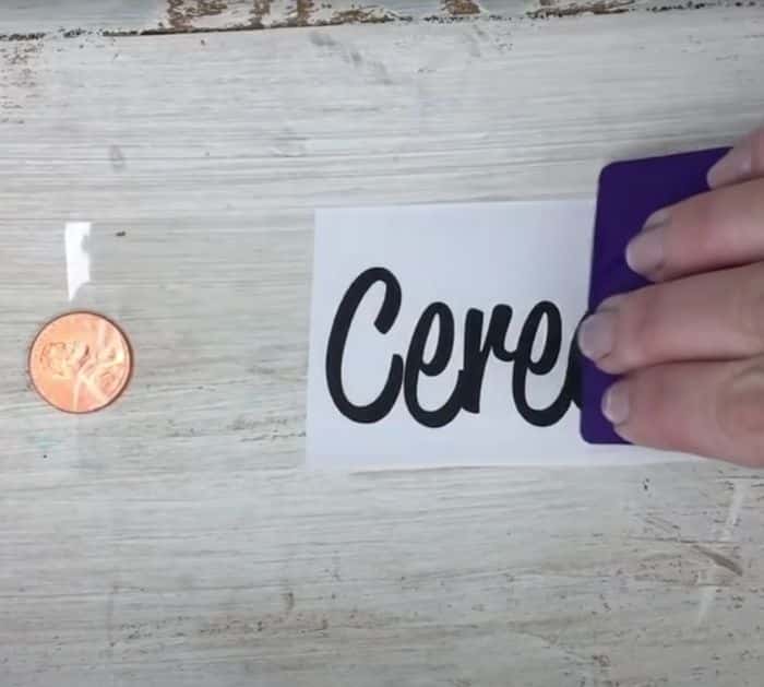 DIY Sticker Labels With Packing Tape Tutorial