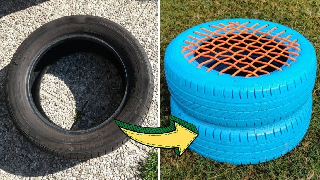 Easy DIY Tire Seat Tutorial DIY Joy