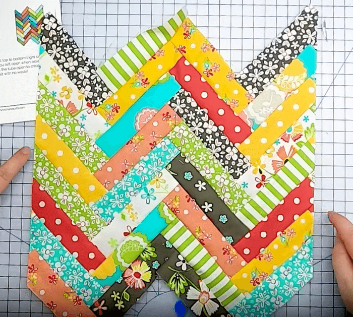 Magic No Scraps Herringbone Quilt Pattern