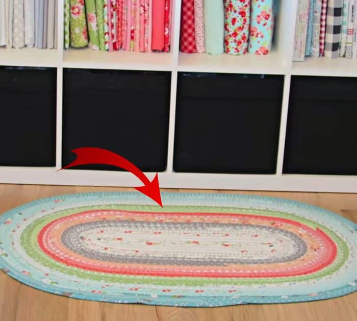 Easy Jelly Roll Rug Sewing Tutorial