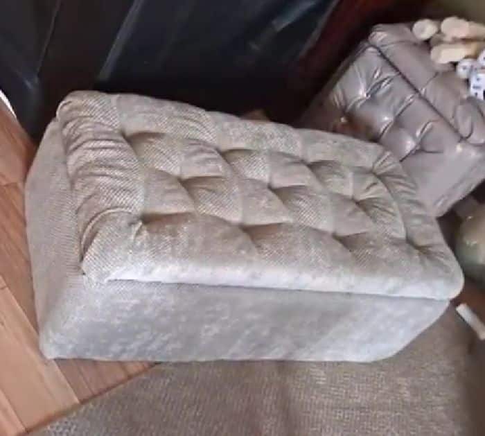 Easy DIY Tufted Storage Bench Tutorial