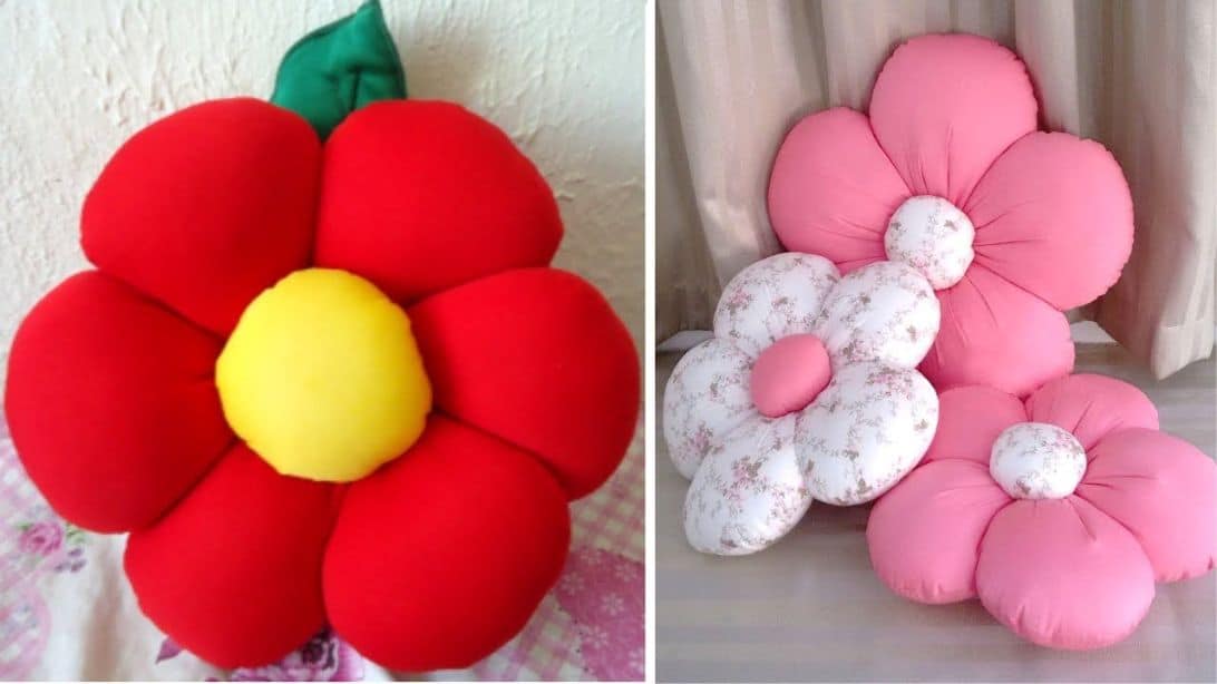 Flower Throw Pillow Tutorial