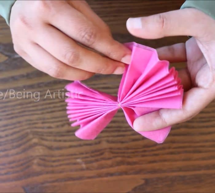 How to Make Round Tissue Paper Flower