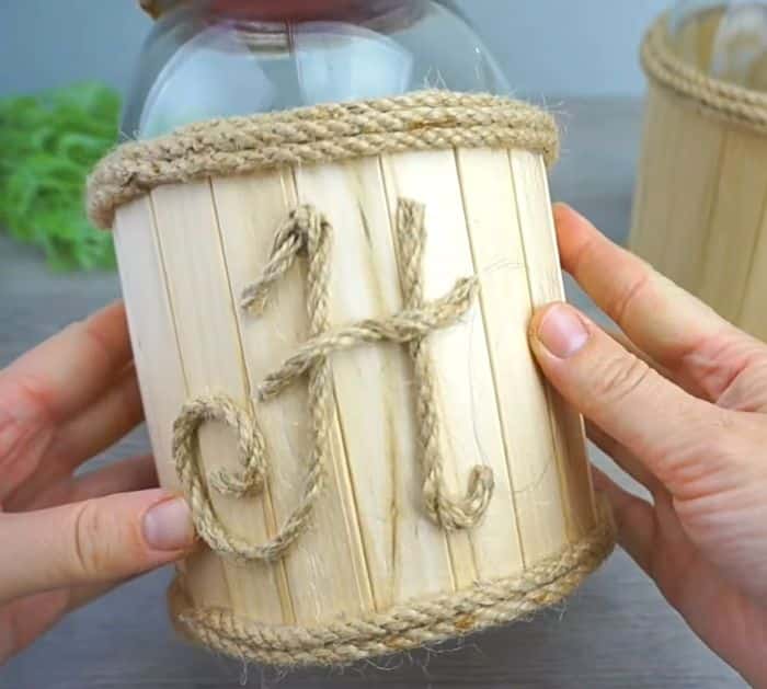 DIY Decorative Glass Jar