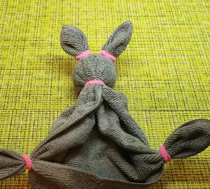 How to Make a Rabbit With a Towel