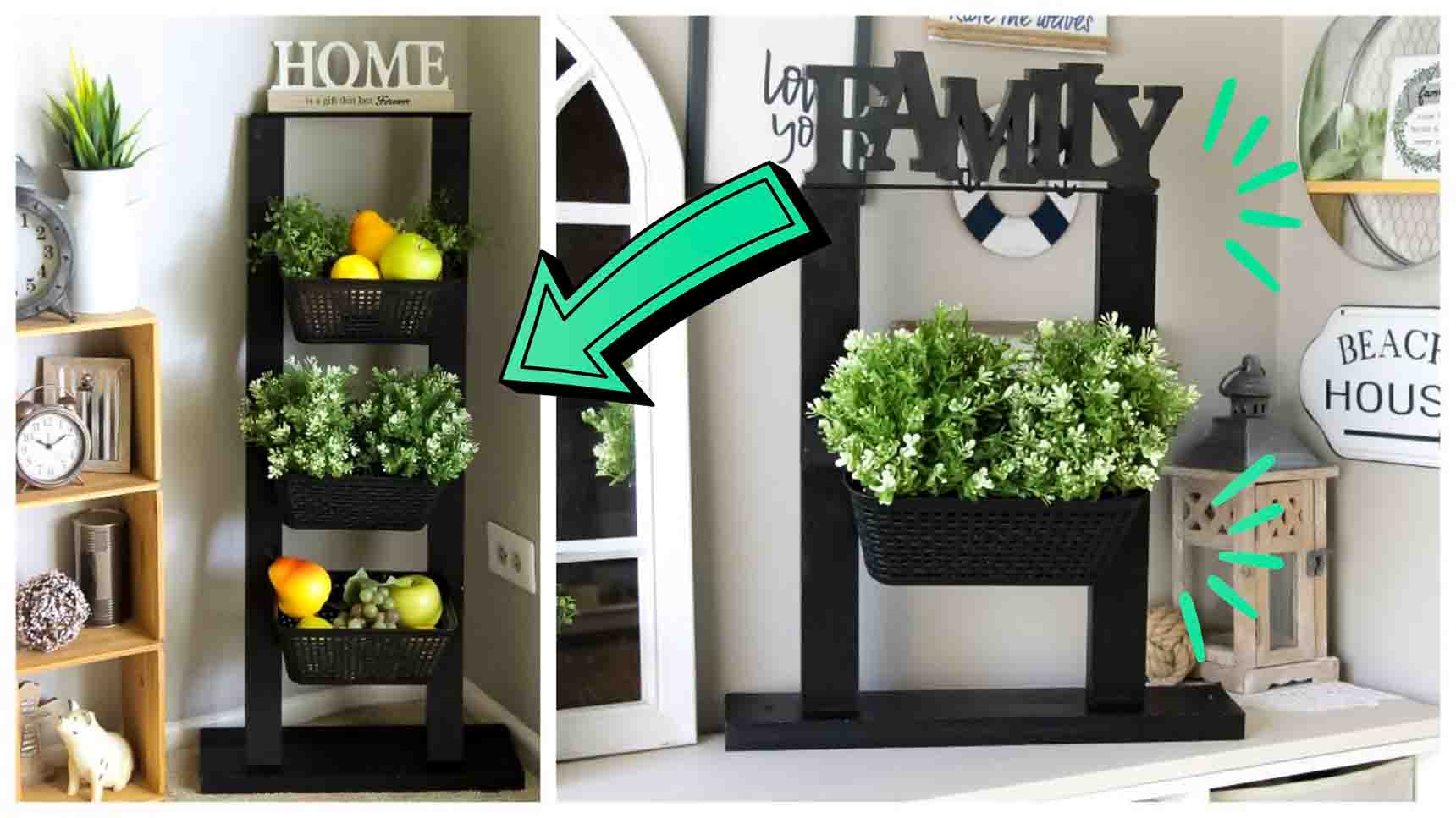 Dollar Tree Basket Organizer Tutorial