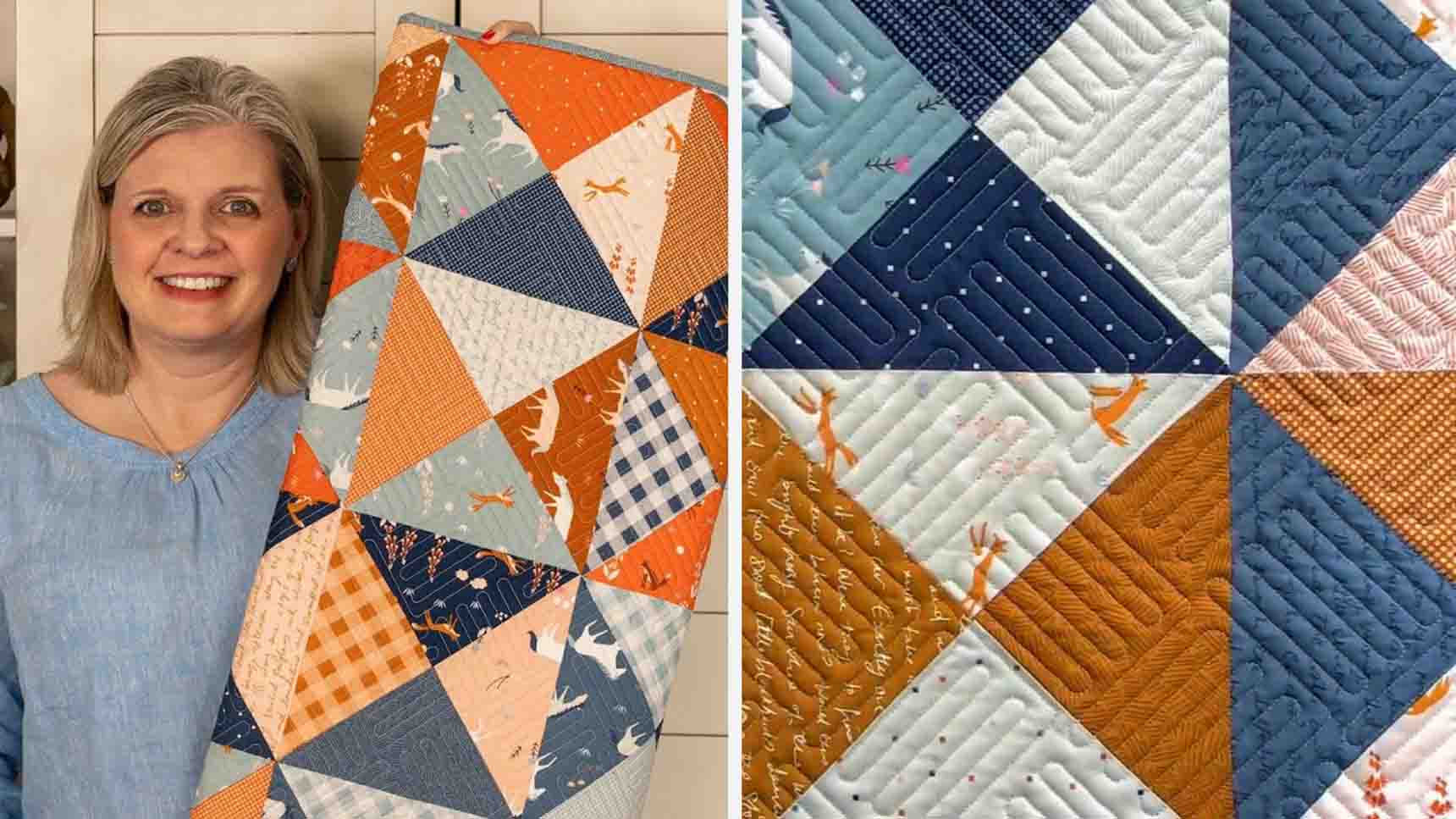 Easy QuarterSquare Triangle Blocks Tutorial