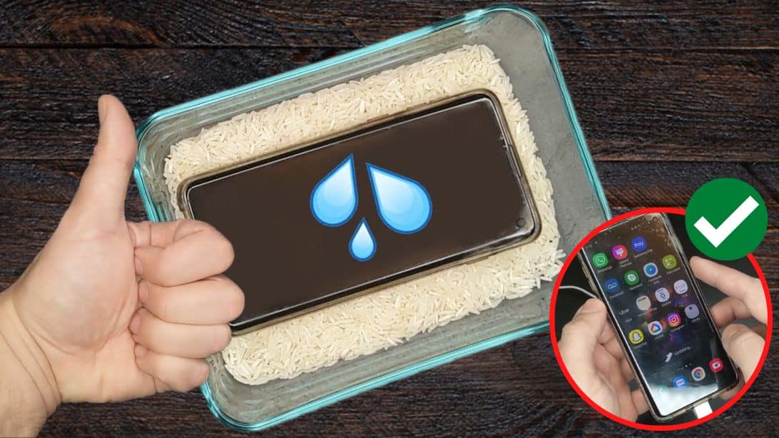 How to Save WaterDamaged Cellphone with Rice