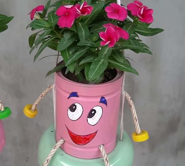 How to Make a DIY Repurposed Tin Can Planter