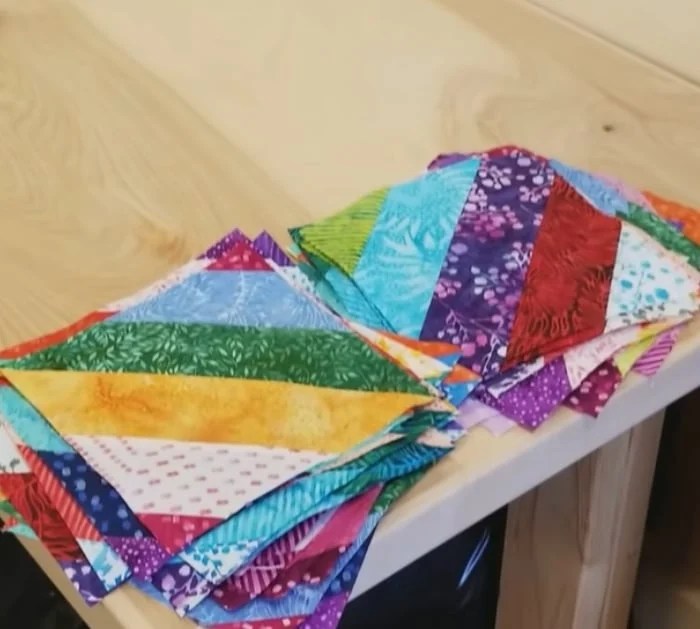 Tea Time Quilt Using 2 1/2" Strips