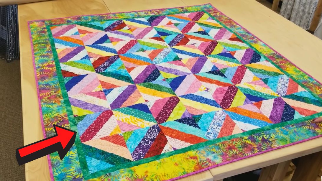 Tea Time Quilt Using 2 1/2" Strips