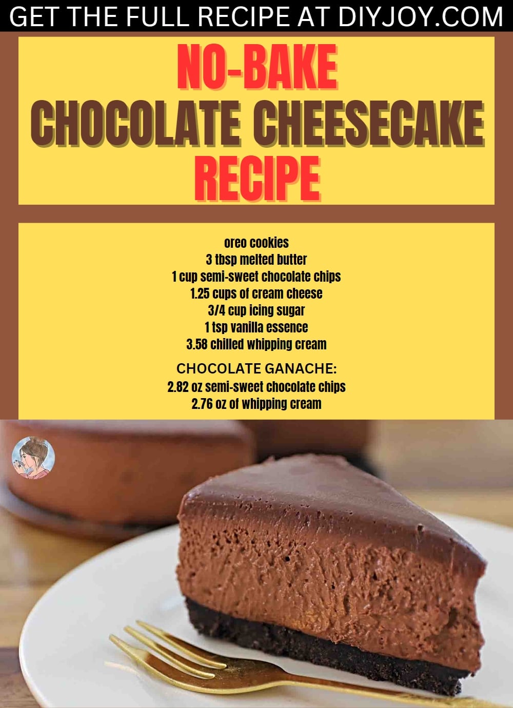 NoBake Chocolate Cheesecake Recipe