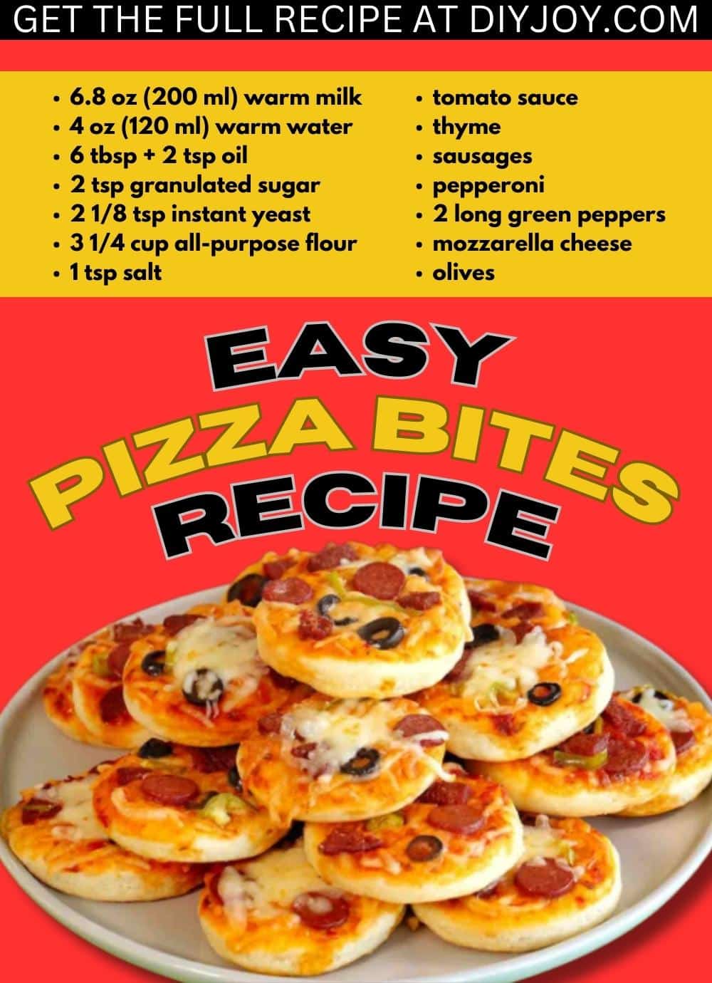 Easy Pizza Bites Recipe