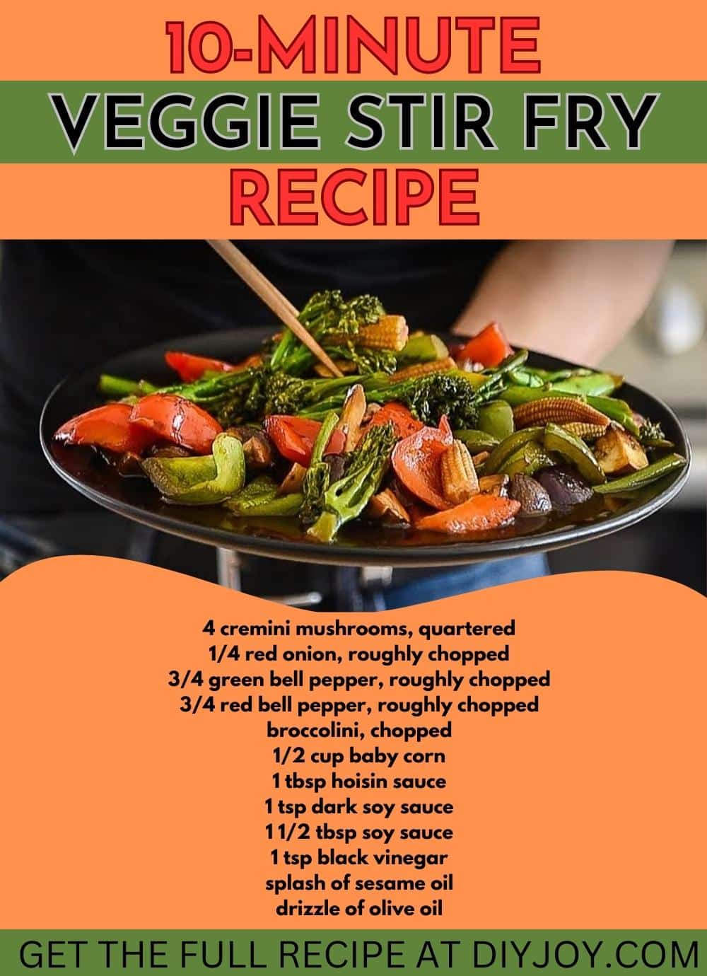 Easy 10Minute Vegetable Stir Fry Recipe