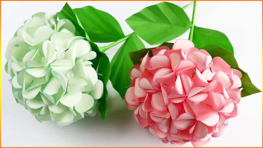 DIY Paper Hydrangea Best Craft Hacks