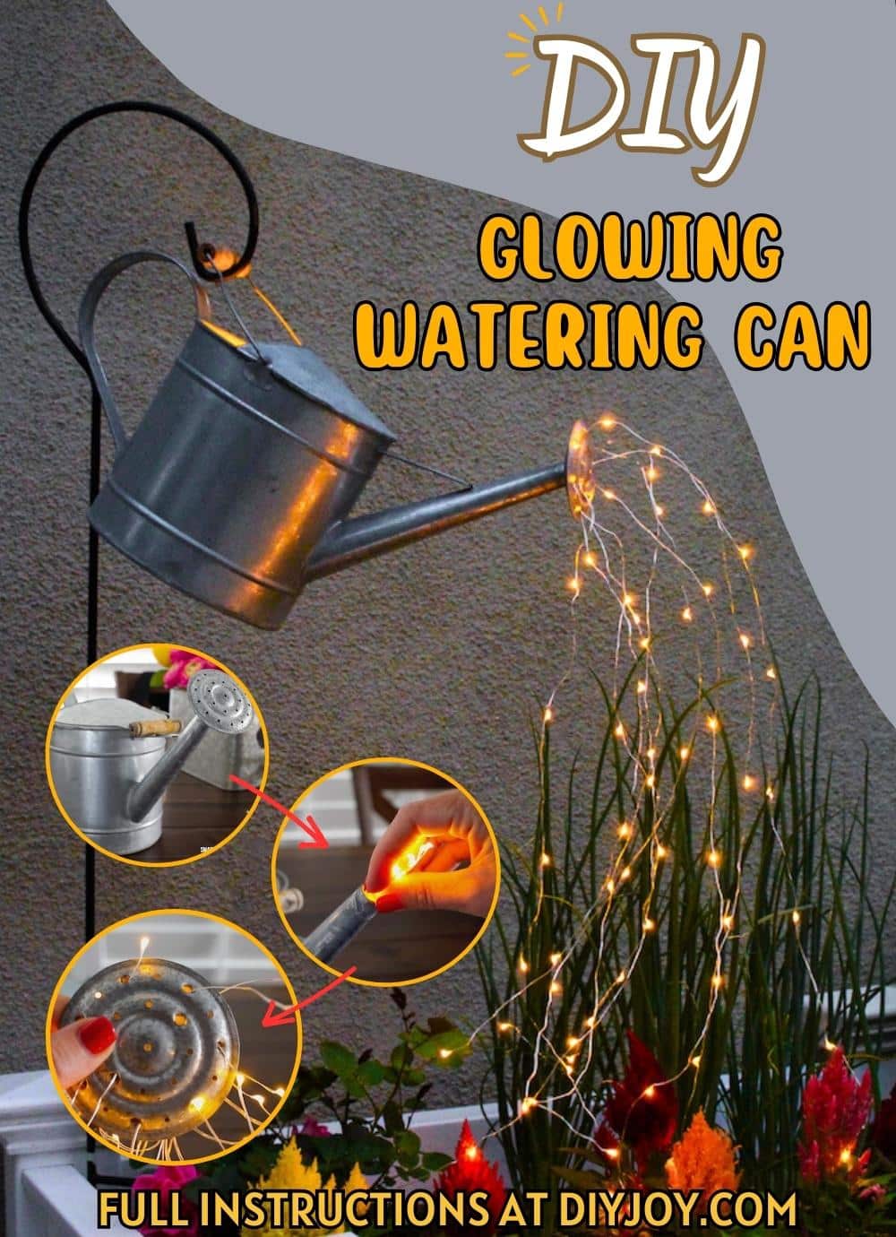 DIY Watering Can with Lights Tutorial
