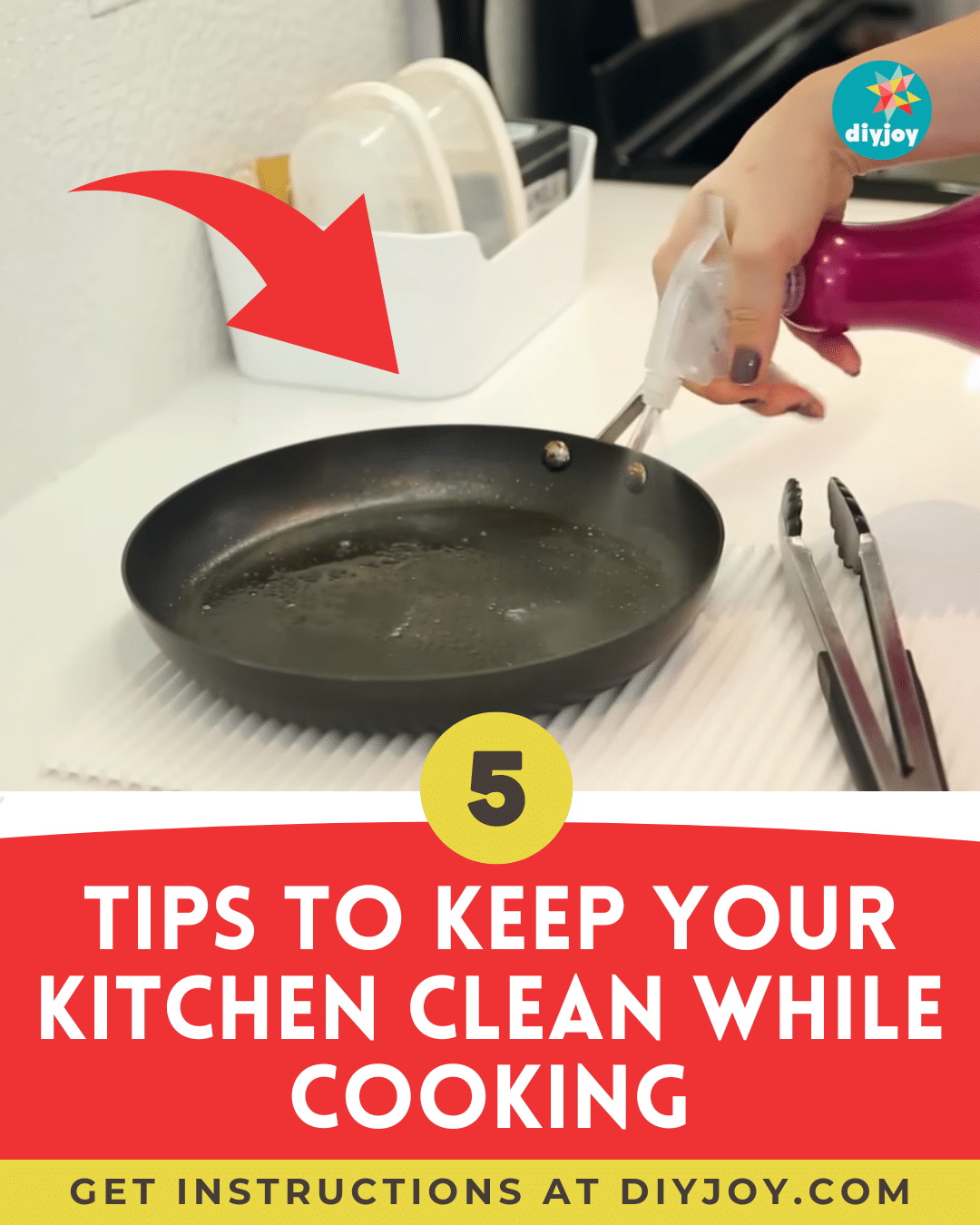 5 Tips to Keep Your Kitchen Clean While Cooking