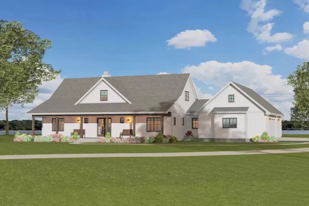 6Bedroom 2Story Country Style Farmhouse with Work From Home