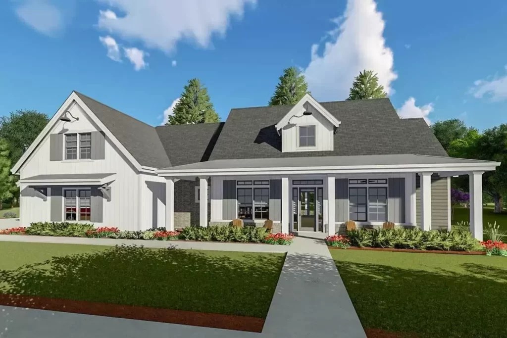 Flexible DualStory 6Bedroom Modern Farmhouse with Split Bedrooms