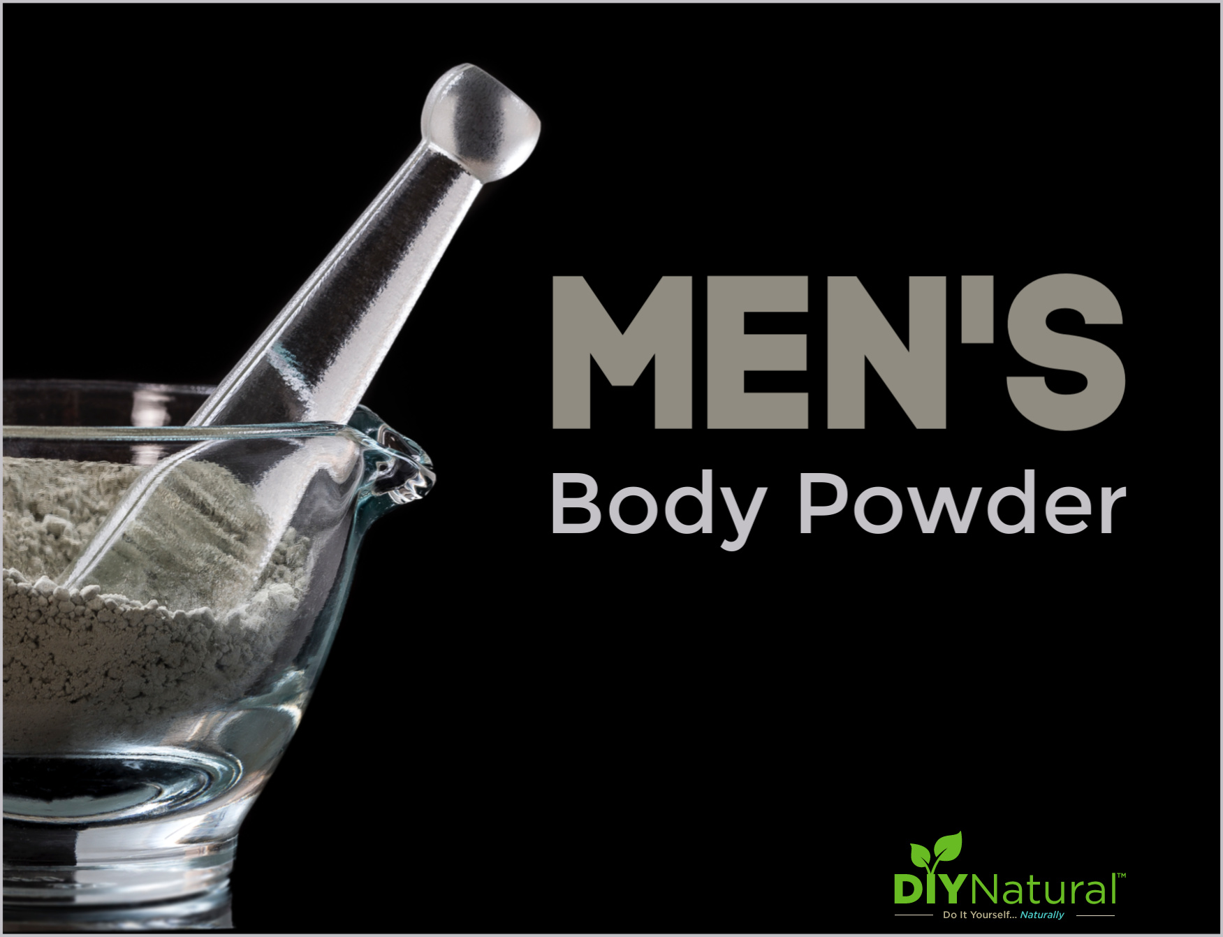 Body Powder for Men Eucalyptus and Cedarwood Men's Body Powder
