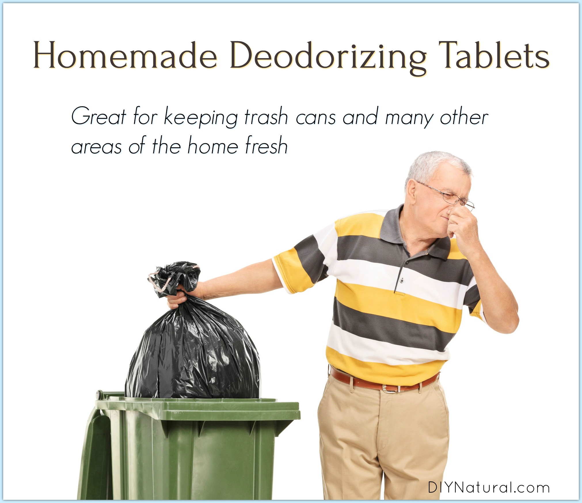 Homemade Deodorizer DIY Deodorizing Tablets For Trash Cans & More!