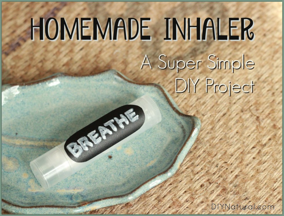 Homemade Inhaler A Super Simple DIY Nasal Inhaler