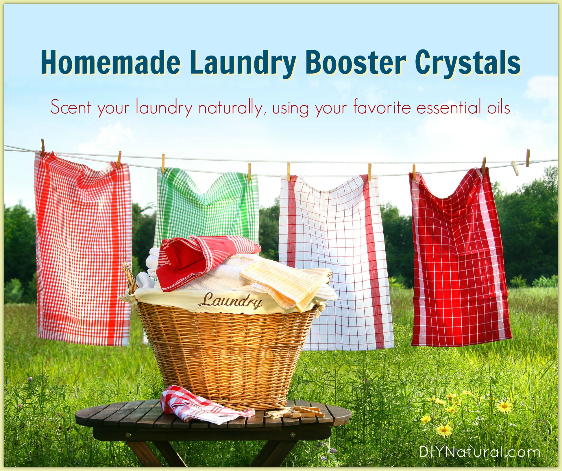 Homemade Laundry Booster Natural Laundry Crystals