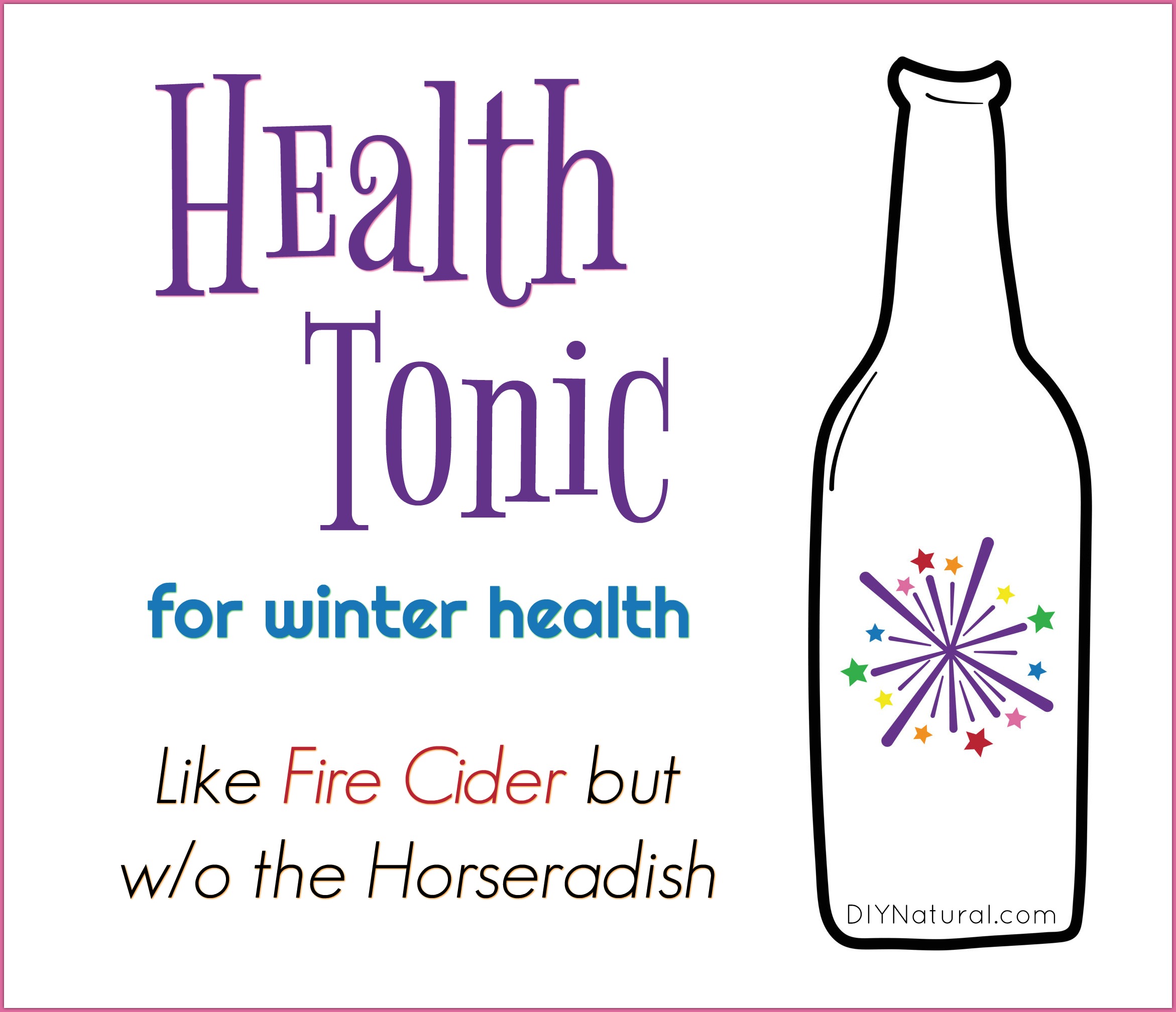 Health Tonic A Winter Health Tonic Like Fire Cider With No Horseradish