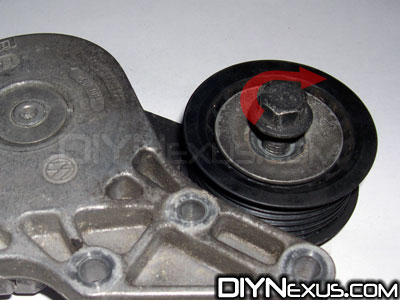 VW MK4 How To Remove The Serpentine Belt Tensioner And Lube The Pulley