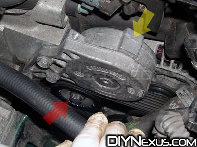 VW MK4 How To Remove The Serpentine Belt Tensioner And Lube The Pulley