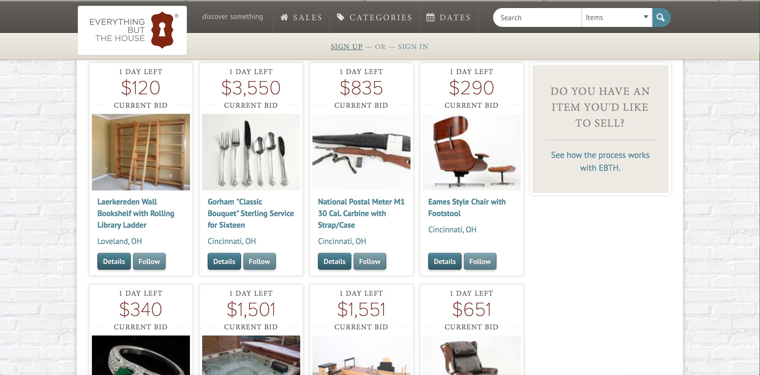 "Everything But The House" Online Estate Sale Site + a Giveaway! Erin