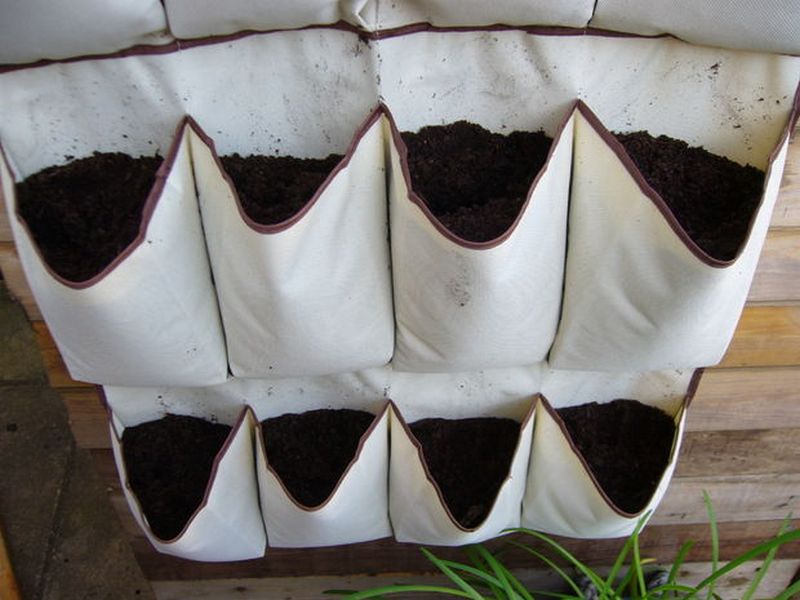 Hanging Shoe Storage Vertical Planter DIY projects for everyone!