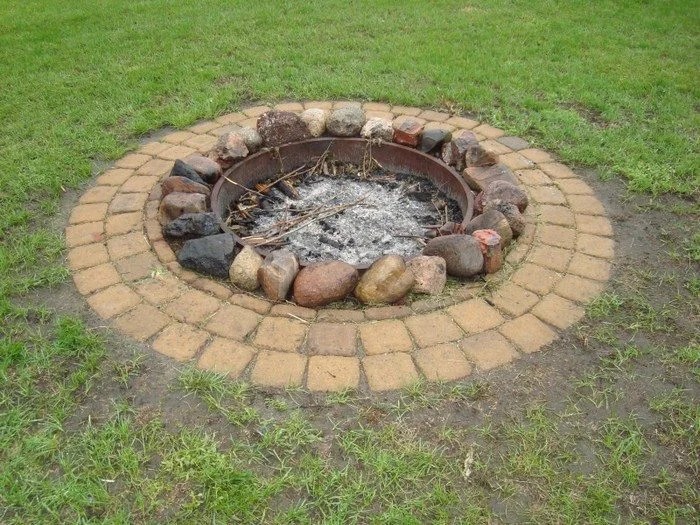 Build a tractor rim fire pit for your yard DIY projects for everyone!