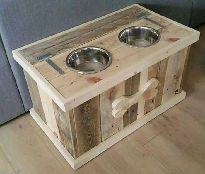 How to Make A Dog Bowl Riser with Storage DIY projects for everyone!