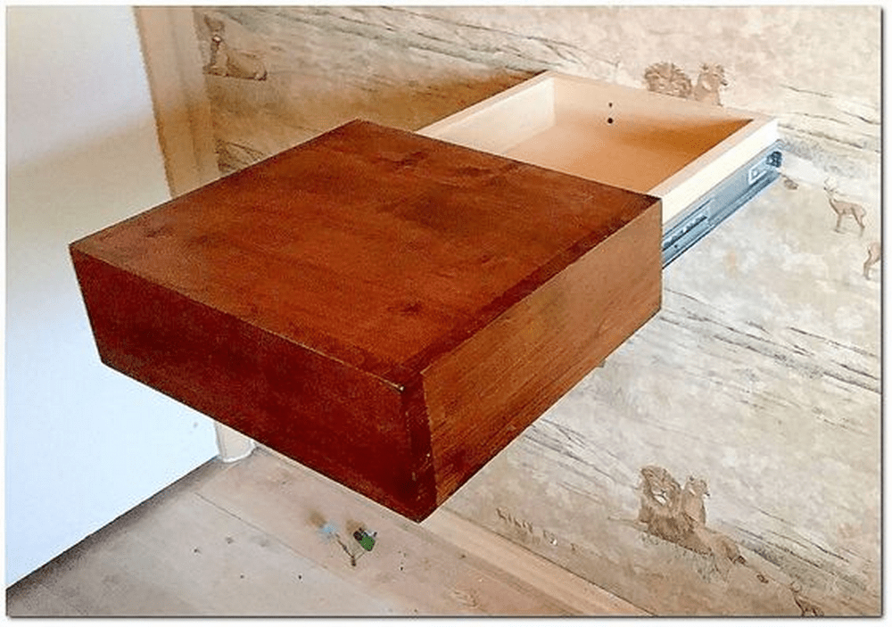 10+ Hidden Storage Floating Shelf