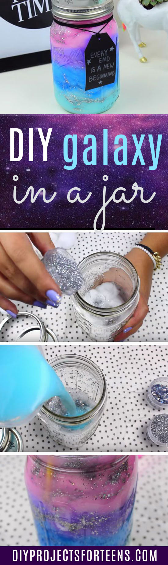 DIY Galaxy in a Jar