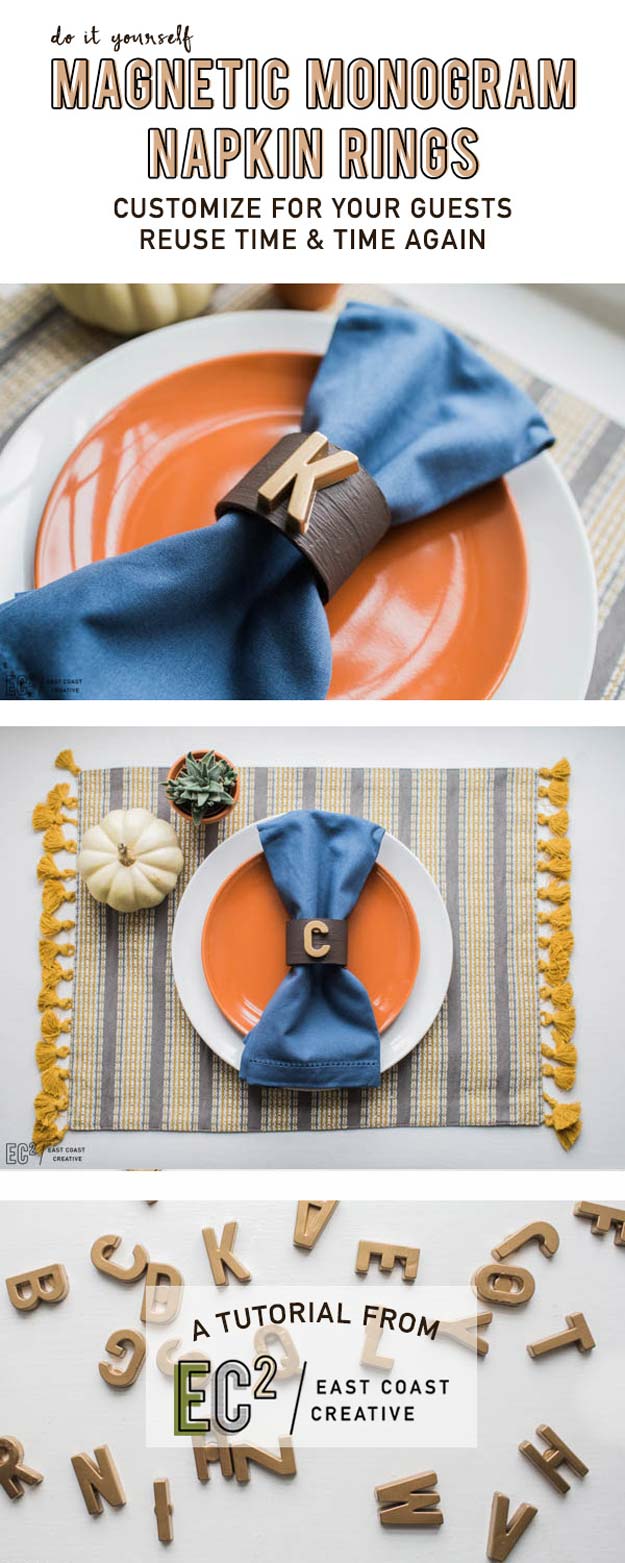 34 Brilliantly Clever DIY Projects With Monograms DIY Projects for Teens