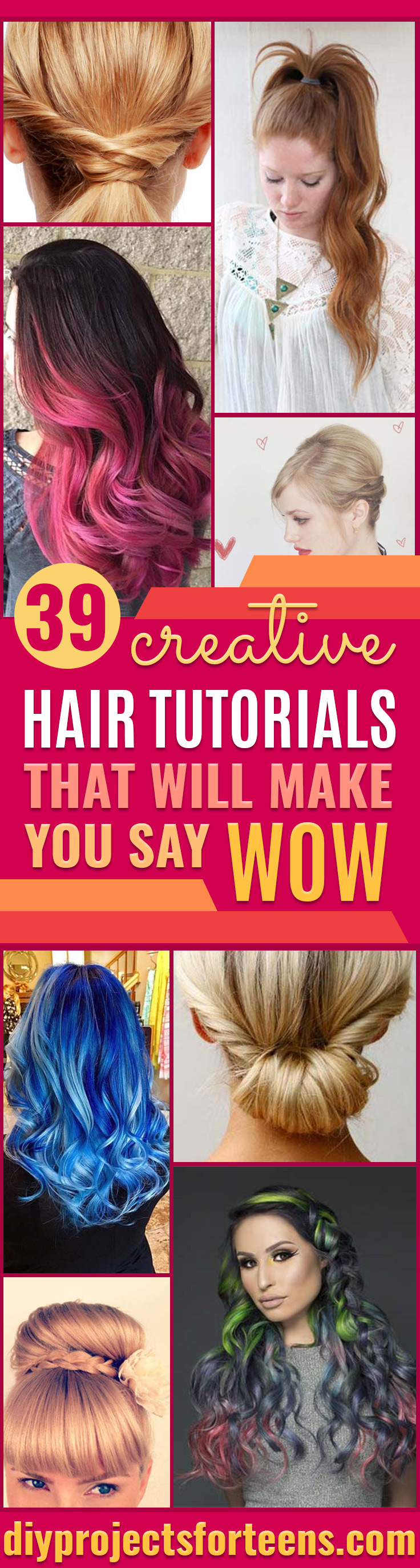 39 Creative Hair Tutorials That Will Make You Say "WOW!"