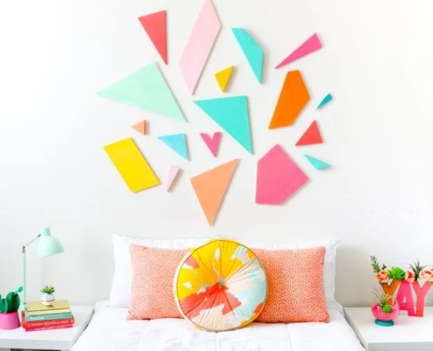 34 Easy DIY Wall Art Ideas For Teen and Adult Room Decor