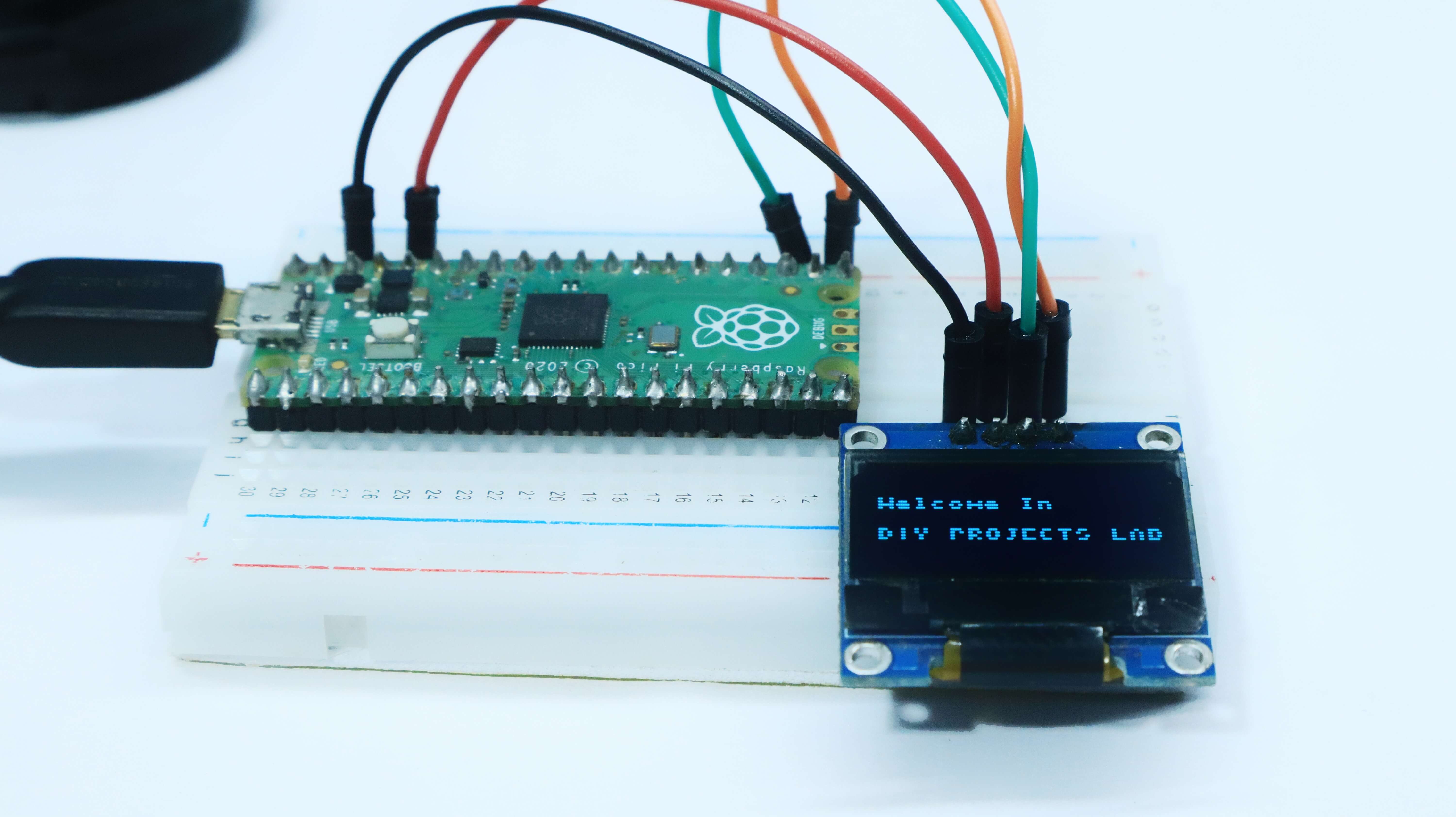 OLED Display with Raspberry Pi Pico DIY Projects Lab