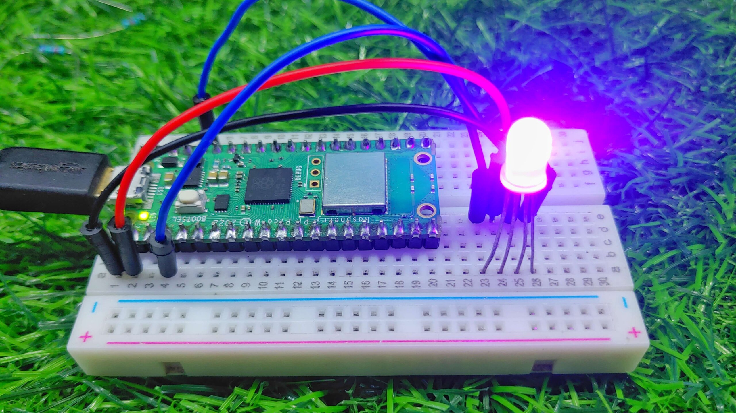 Controlling RGB LED From Raspberry Pi Pico W  Server
