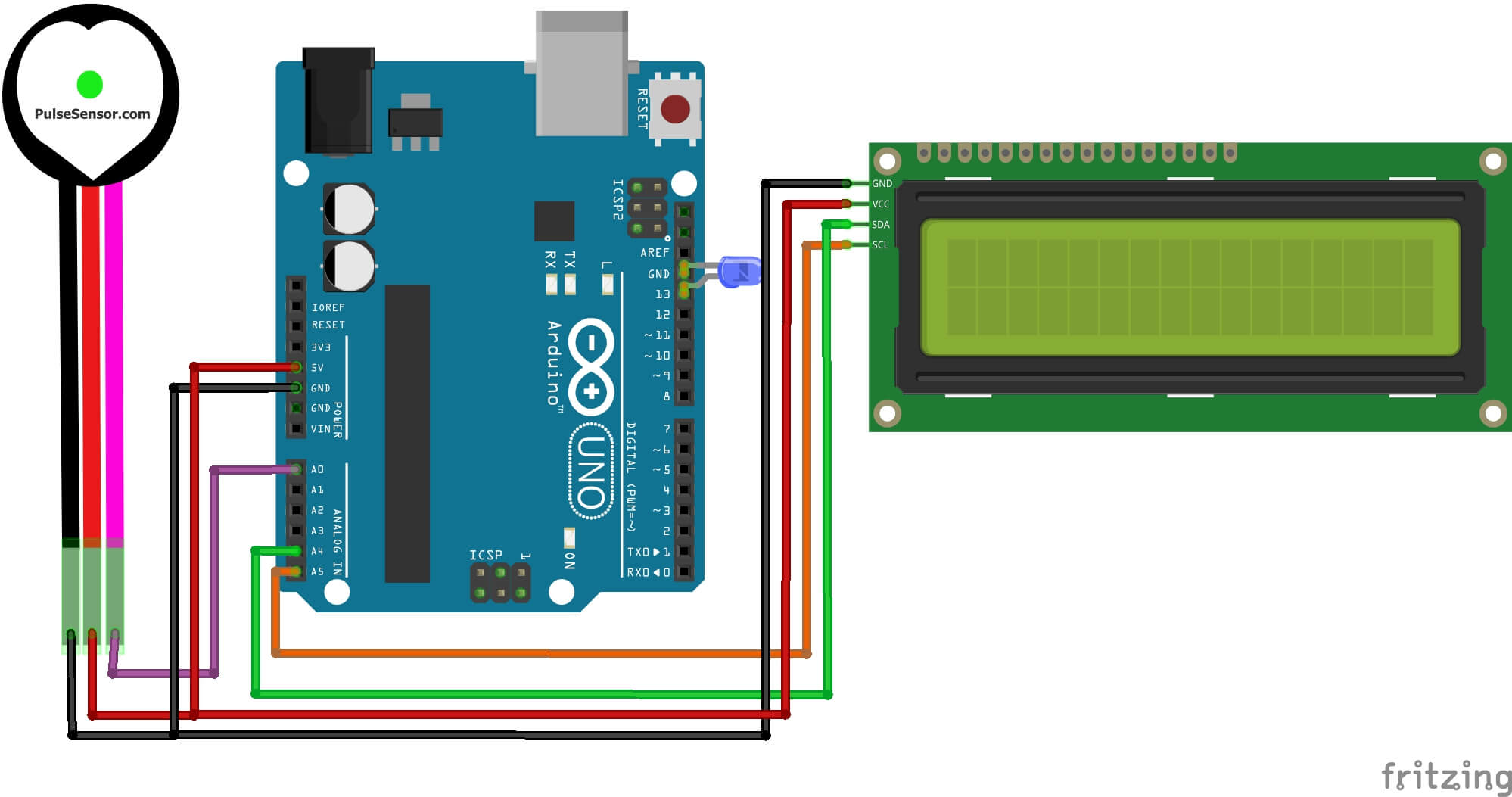 Monitor Pulse Rate (BPM) With Arduino & Pulse Sensor