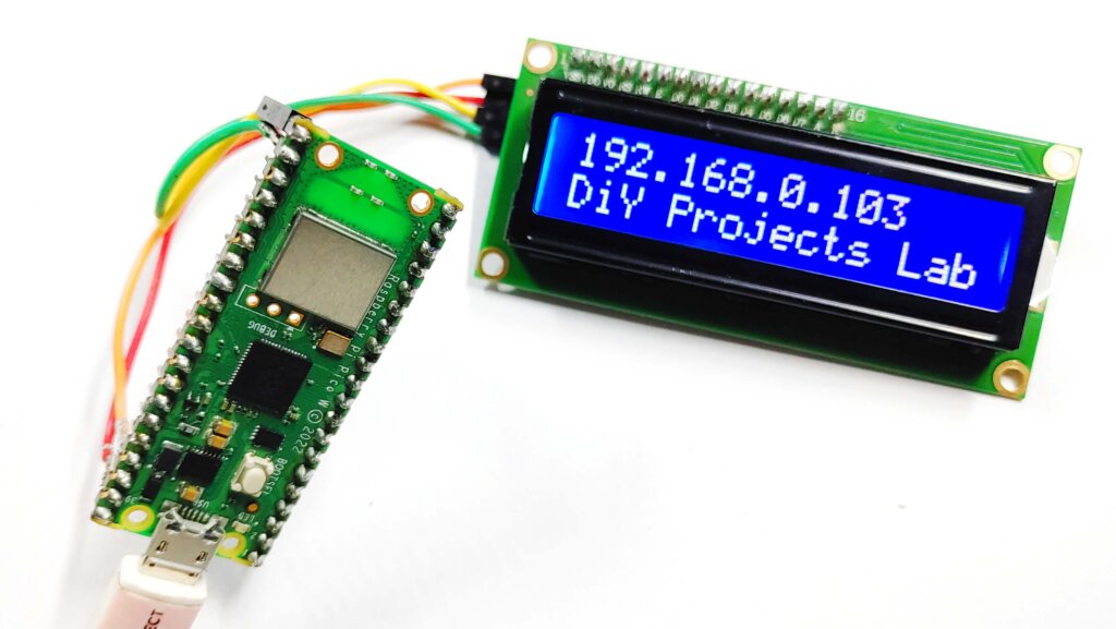  Controlled Notice Board Using Raspberry Pi Pico W