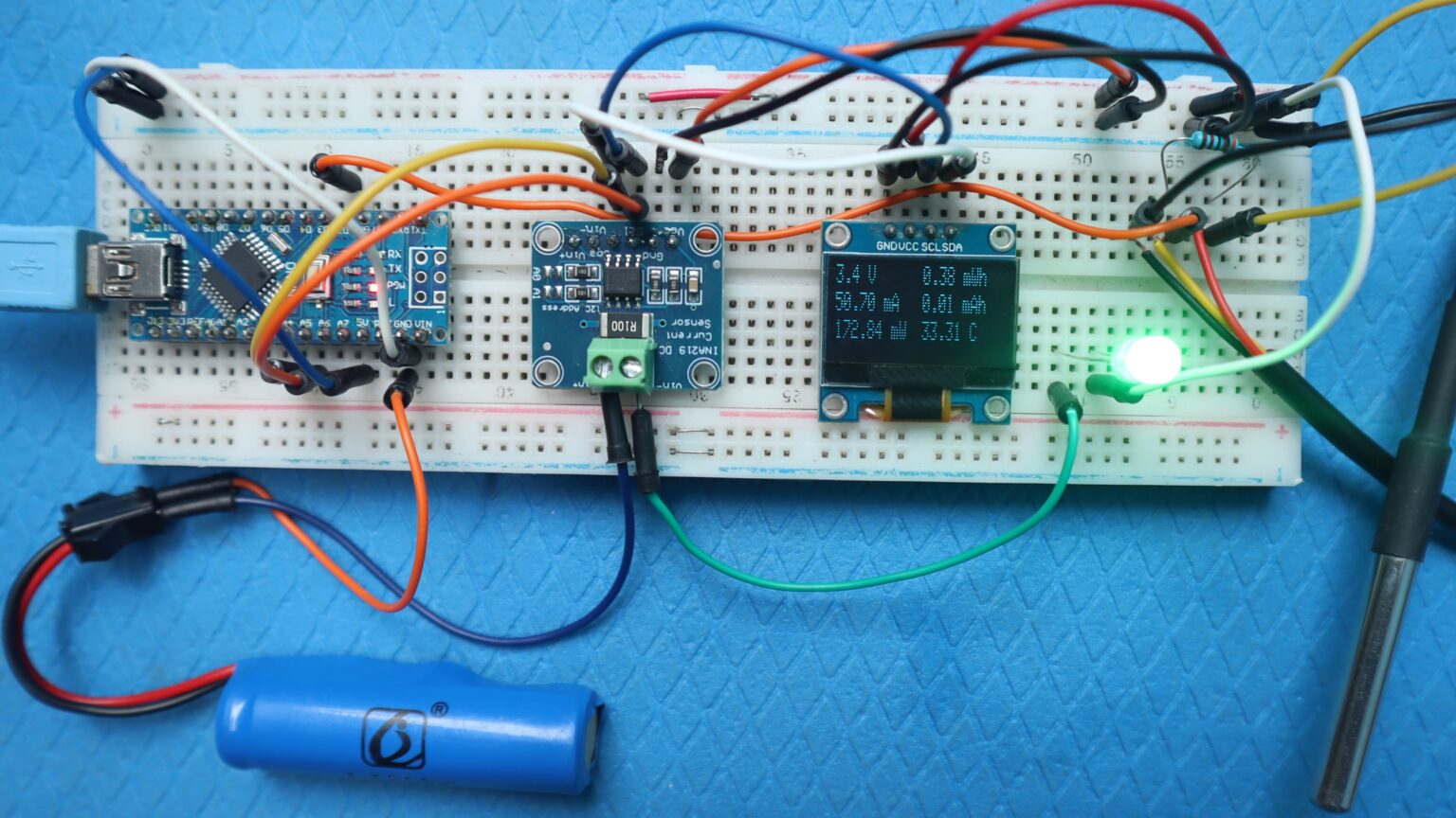 How to use DC INA219 Current Sensor Module with Arduino DIY Projects Lab