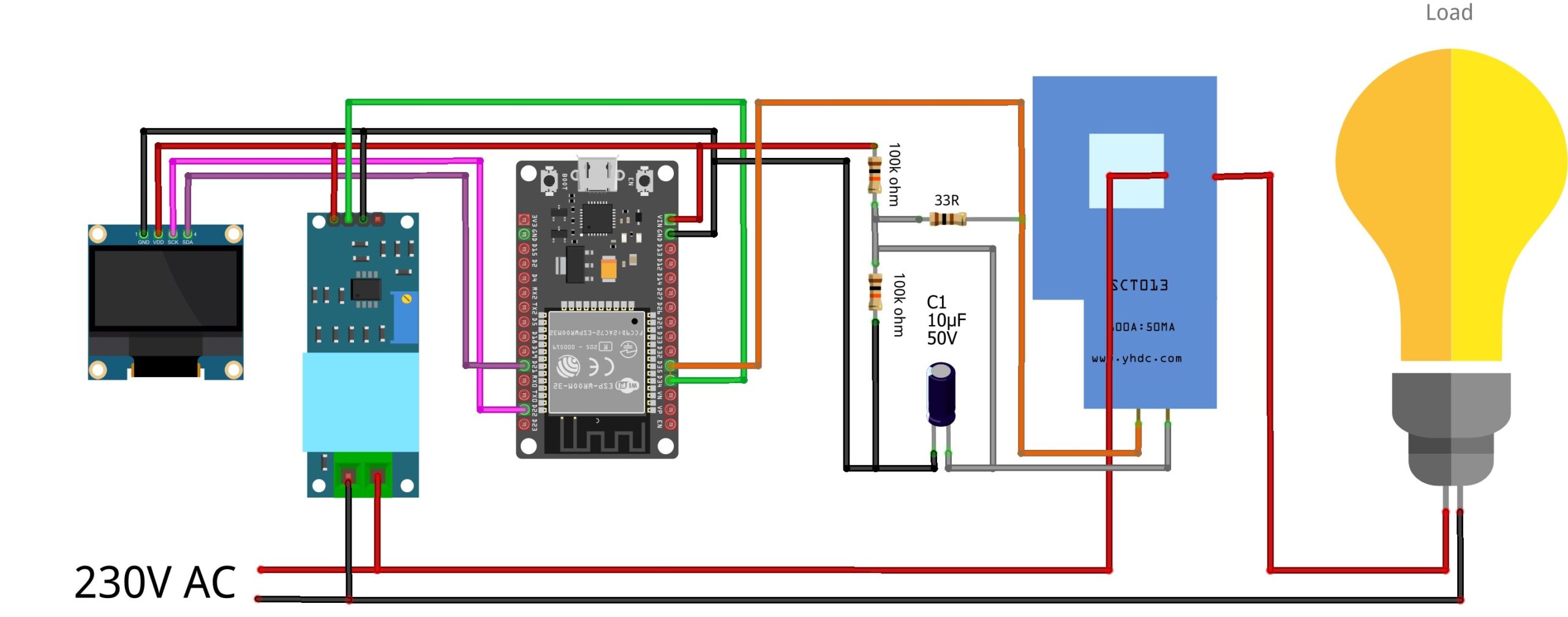ESP32 Based RealTime IoT Energy Monitoring System