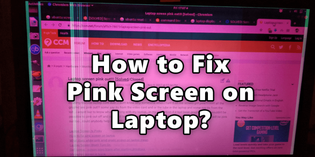 My Phone Screen Is Pink How Do I Fix It at Tina Waterman blog