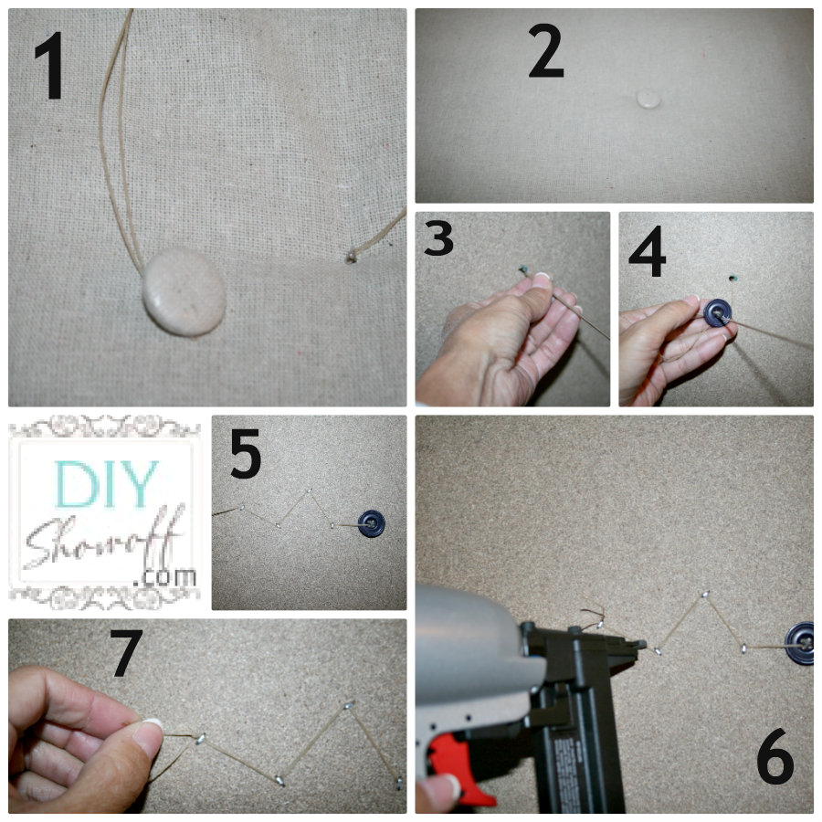 How to Make a DIY Upholstered Tufted OttomanDIY Show Off ™ DIY