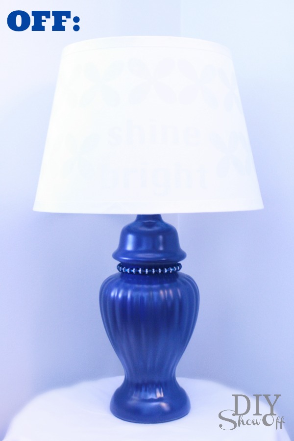 Home Décor Lamp Monograms Applied to inside OR outside of shade Vinyl