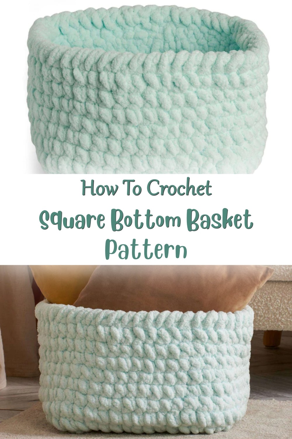 8 Free Crochet Square Basket Patterns In Different Sizes DIYs Maker